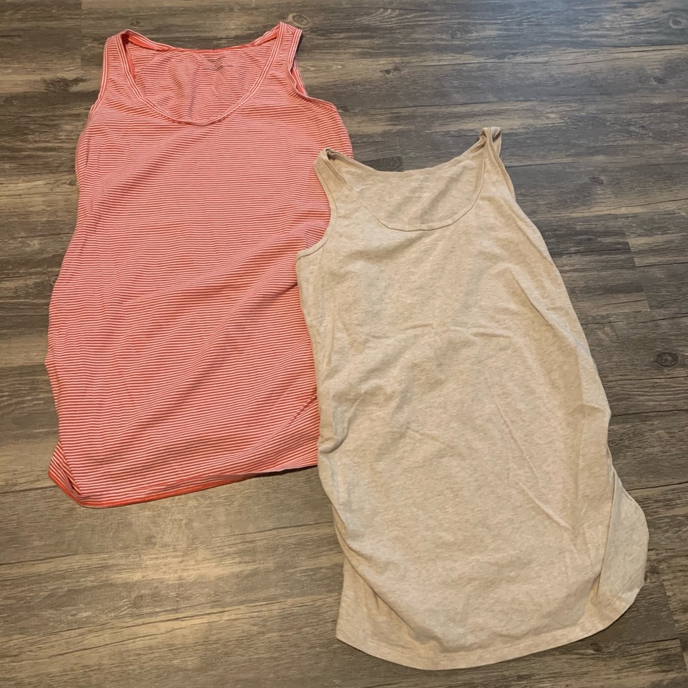 Motherhood Maternity Ruched Tanks